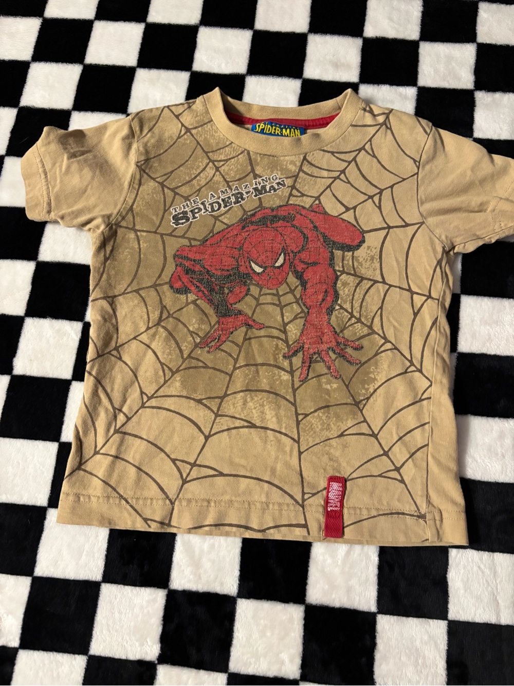 Vintage size 3 spiderman tshirt